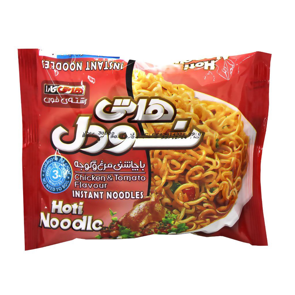 هاتی کارا نودالیت با چاشنی مرغ و گوجه