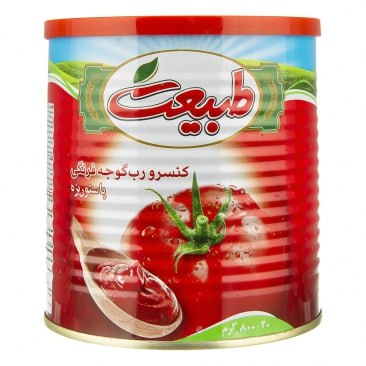 طبیعت رب گوجه فرنگی 800گرمی قوطی🍅