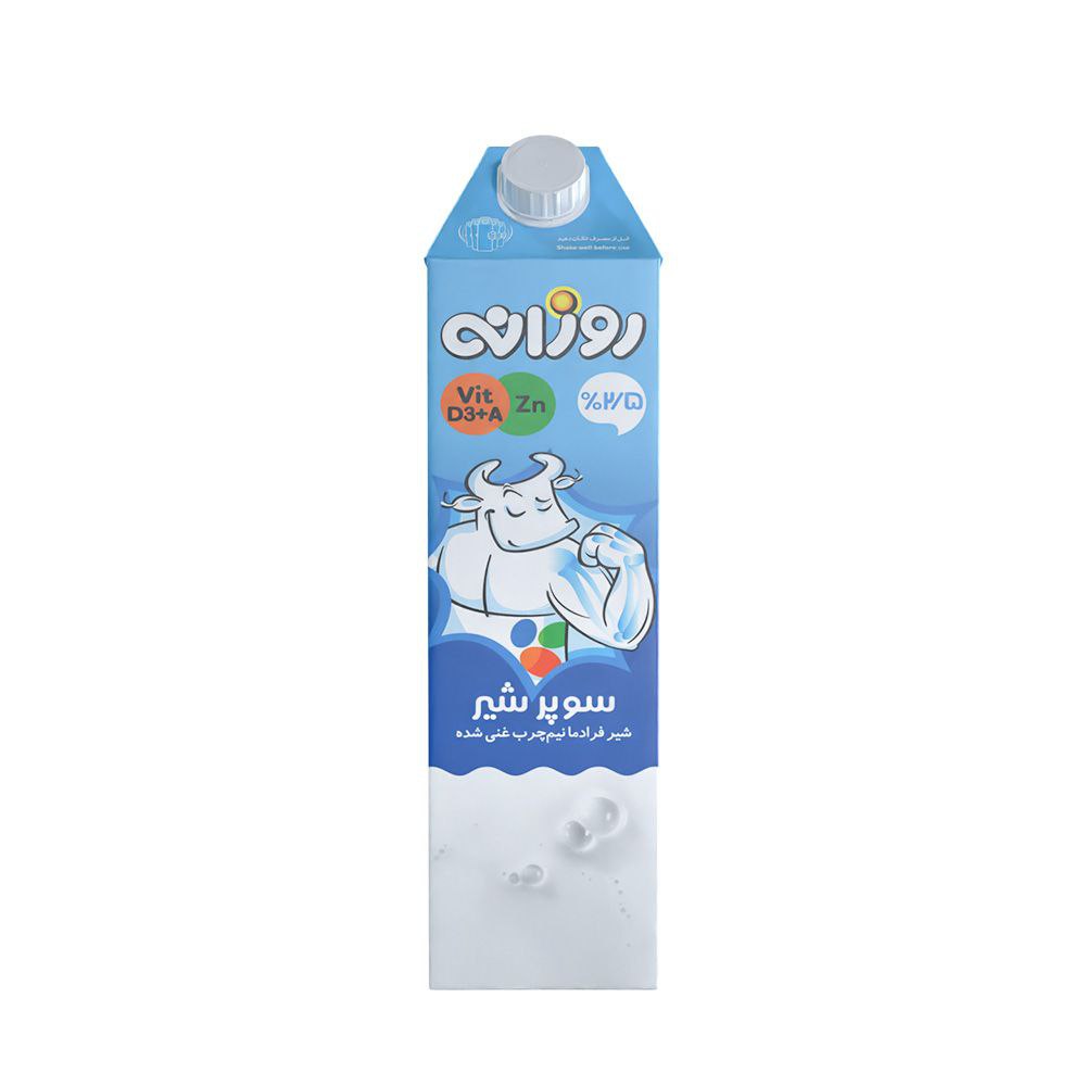 روزانه سوپر شیر فرامادا نیم چرب و غنی شده(۱لیتر)🥛