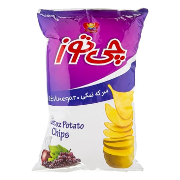 چی توز چیپس سرکه نمکی سفری 138 گرمی🍇🥔