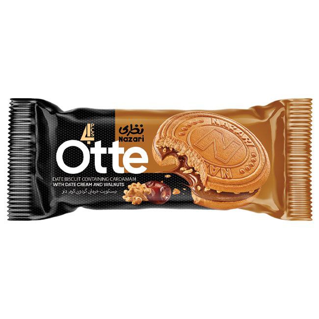 نظری بیسکویت خرمایی گردویی کرمدار🍪