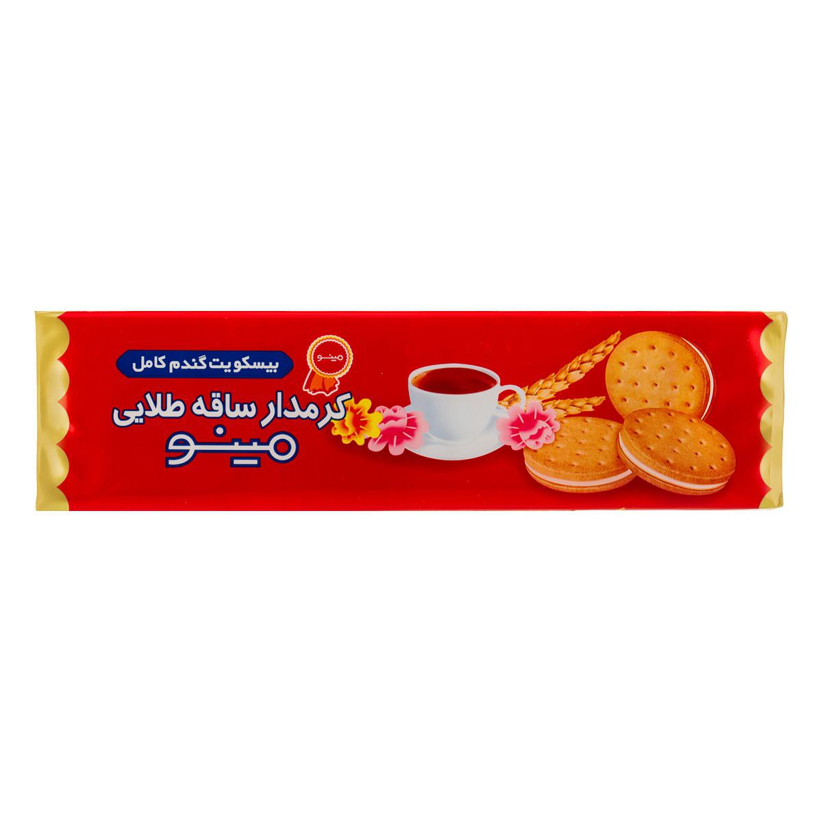 مینو بیسکوییت ساقه طلایی کرمدار(192گرم)🍪