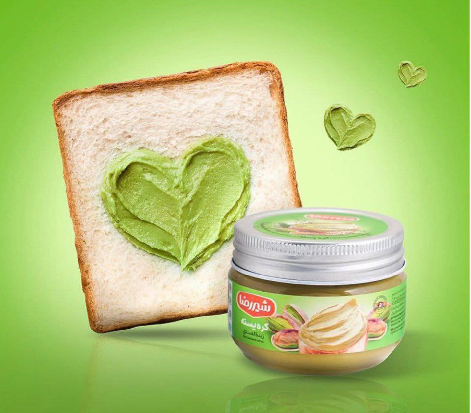 شیررضا کره پسته(۱۵۰گرم)🍞