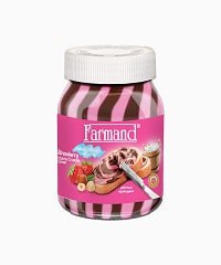 فرمند شکلات صبحانه دورنگ شکلاتی توت فرنگی 300گرمی🍓