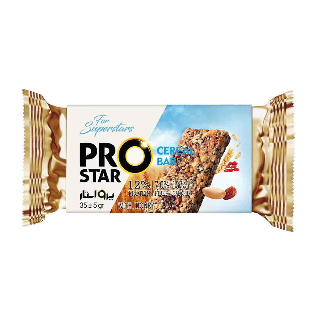 پرو استار سریال بار حاوی ال کارنتین و فیبر محلول(35 گرم)💪