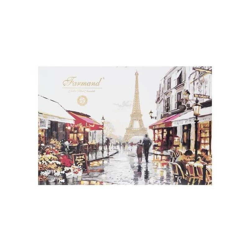 ویولتا شکلات پذیرایی و کادویی کاکائویی تلخ مغزدار طرح توریست 🍫