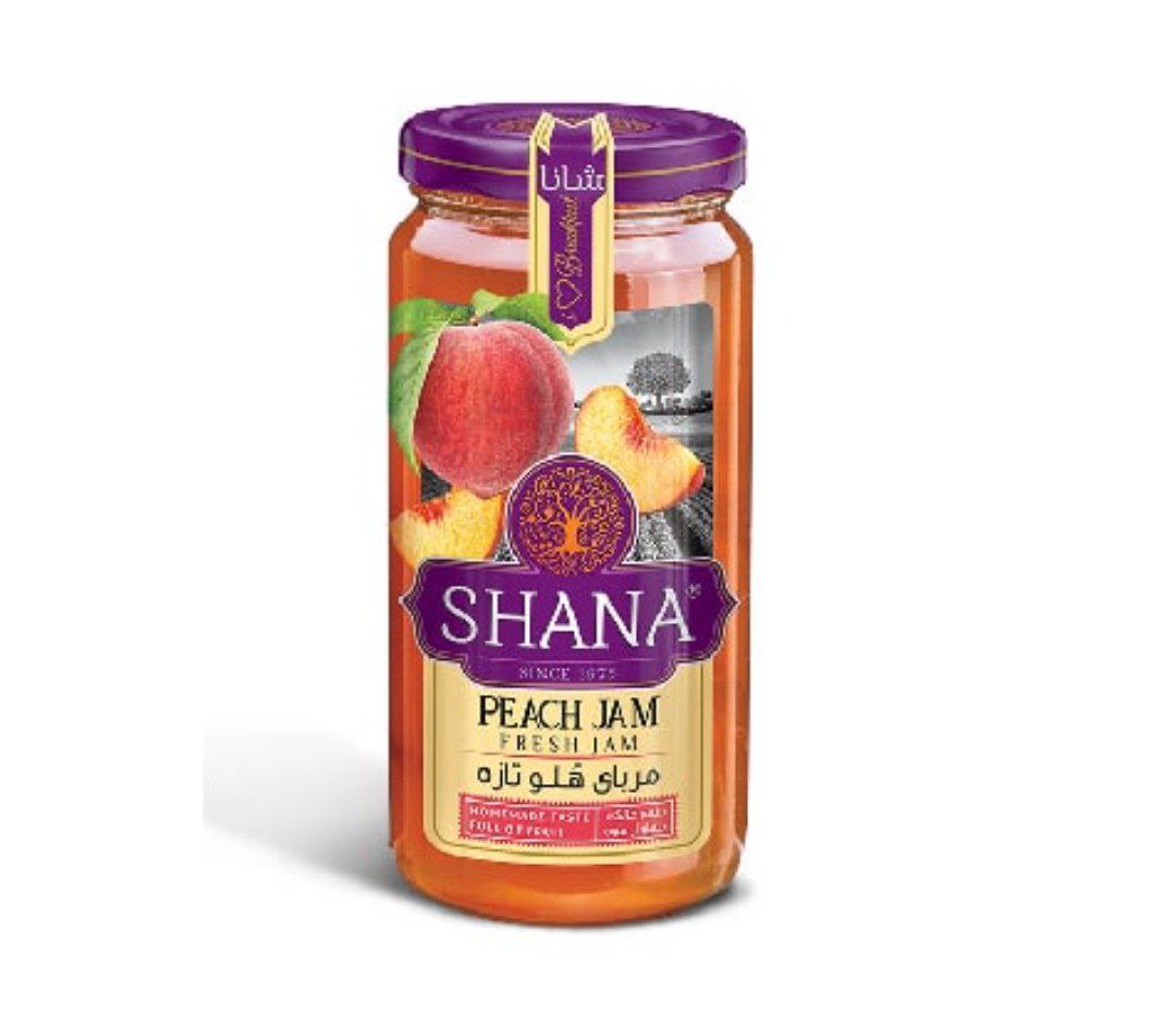 شانا مربای هلو 305 گرمی🍑