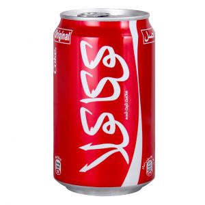 کوکاکولا نوشابه گازدار قوطی🥤