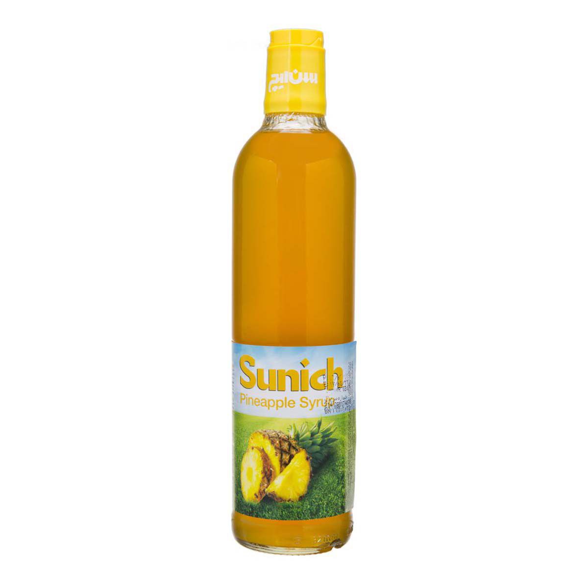 سن ایچ شربت اناناس شیشه ای یک لیتری🍍