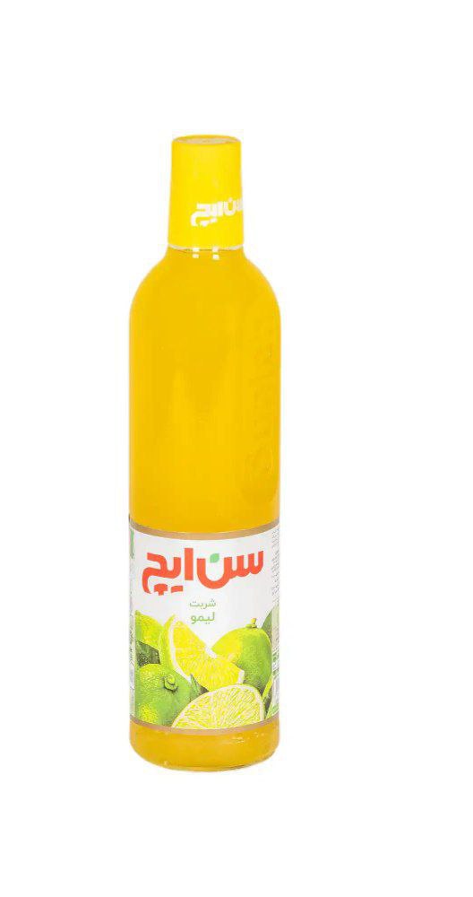 سن ایچ شربت لیمو شیشه ای یک لیتری🍋
