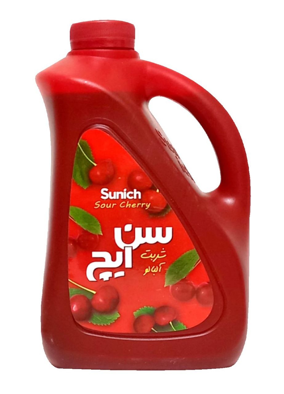 سن ایچ شربت آلبالو 2 لیتری(گالنی)🍒