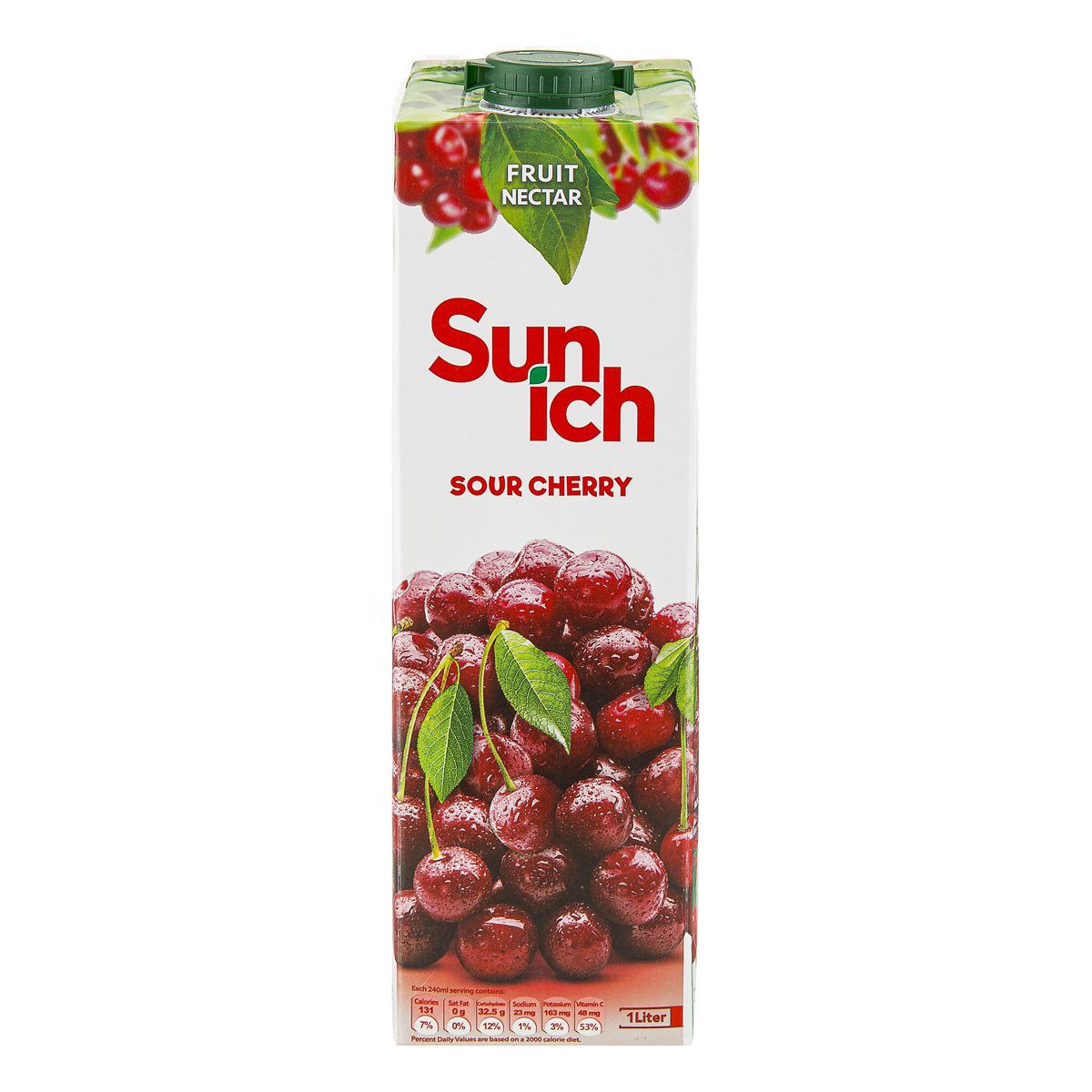 سن ایچ نکتار آلبالو یک لیتری 🍒