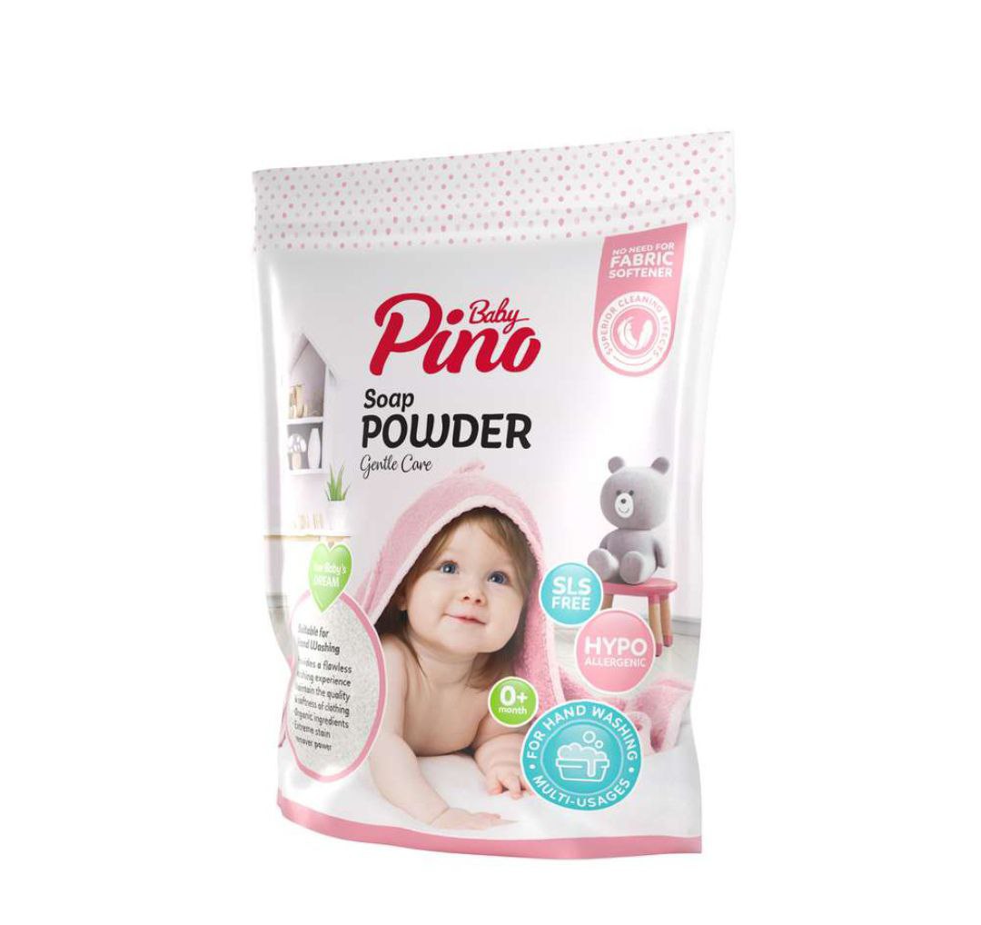 پینو بیبی پودر صابون مخصوص شستو با دست ضد حساسیت (800 گرم)🧒🏻👧🏼