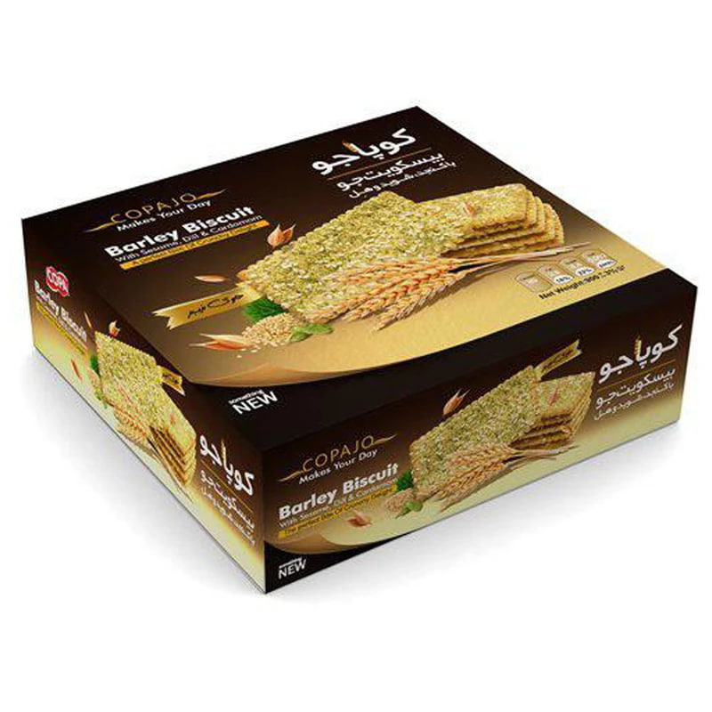 کوپا جو بیسکویت جو با تزئین کنجد و شوید و طعم هل(بیسکویت خانواده)🍪