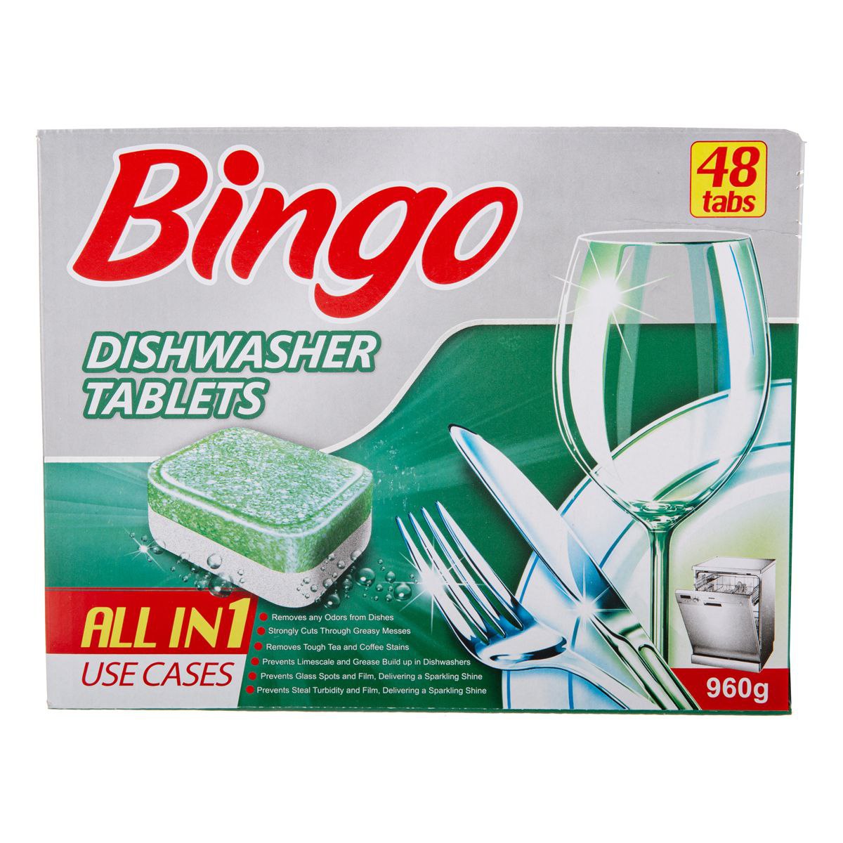 بینگو قرص ماشین ظرفشویی 48عددی🍽
