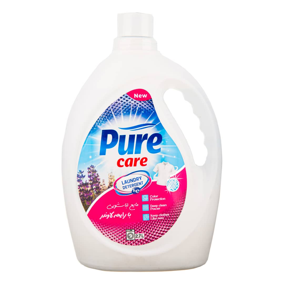 پیور کر مایع لباسشویی رایحه لاوندر 2700 گرمی