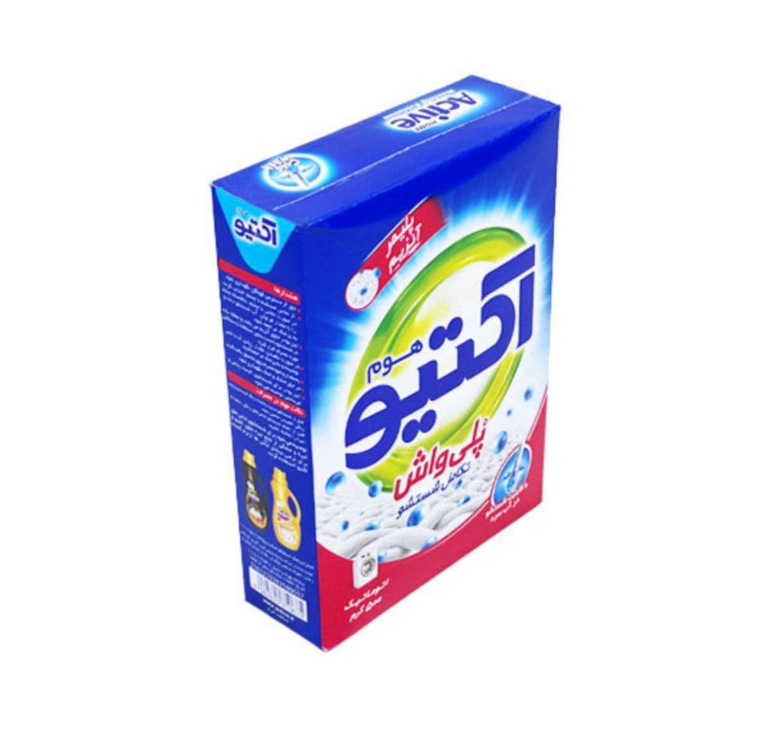 اکتیو پودر ماشین لباسشویی پلی واش 500 گرمی