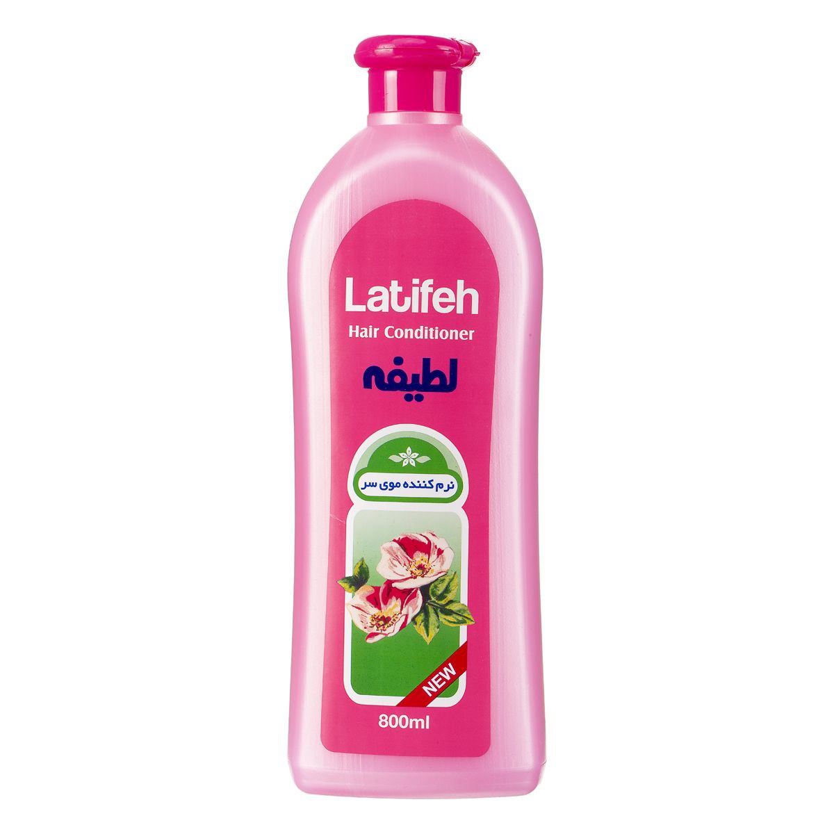 لطیفه نرم کننده موی سر صورتی حاوی روغن آرگان و روغن زیتون800 میل لیتر