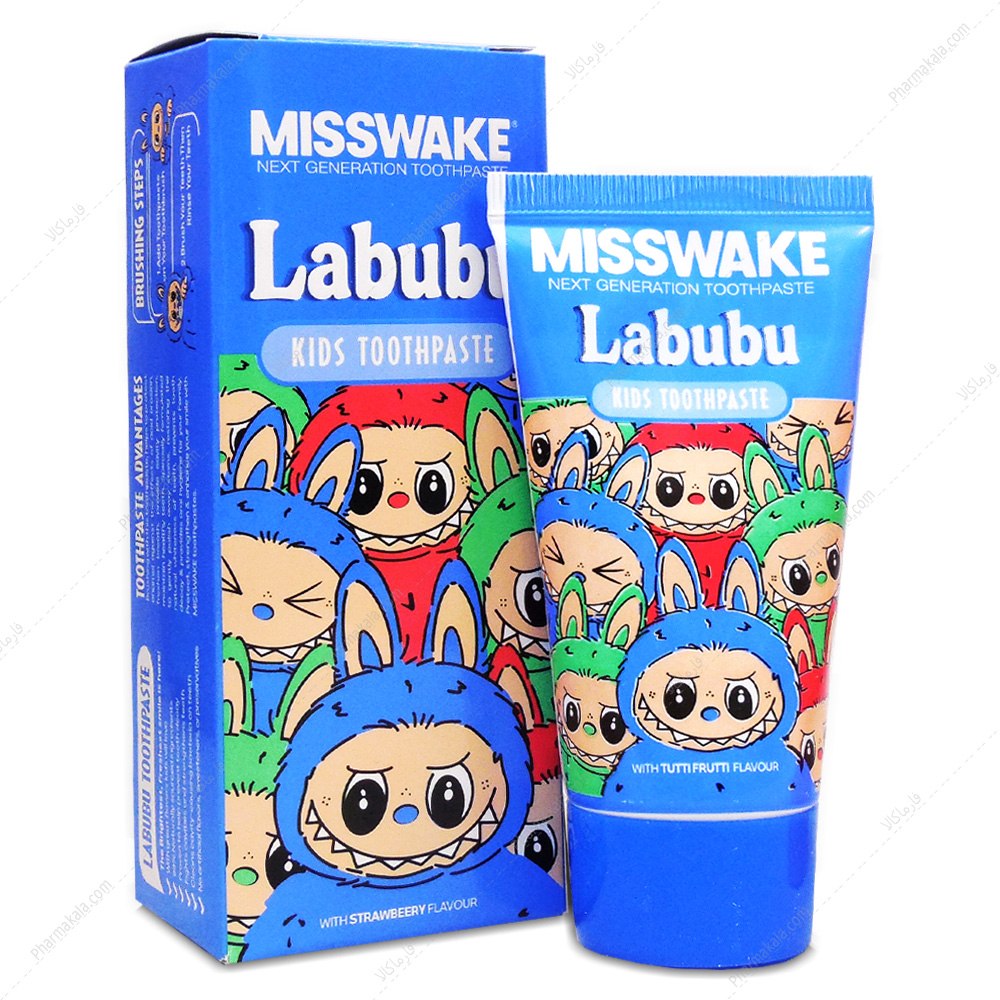 میسویک خمیر دندان ژله ای کودک طرح لبوبو پسرانه (50 میل)