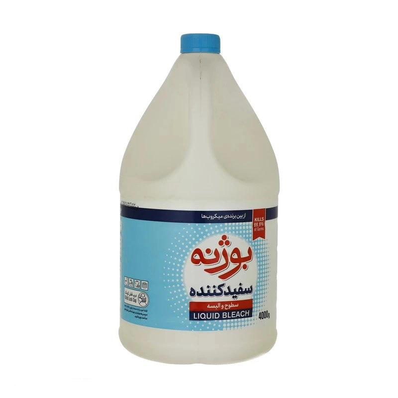 بوژنه مایع سفید کننده و ضد عفونی کننده (وایتکس ) (4 لیتر)