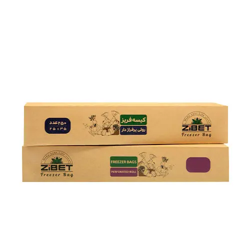 زیبت پلاستیک فریزر رولی 25*35 (250 عددی)