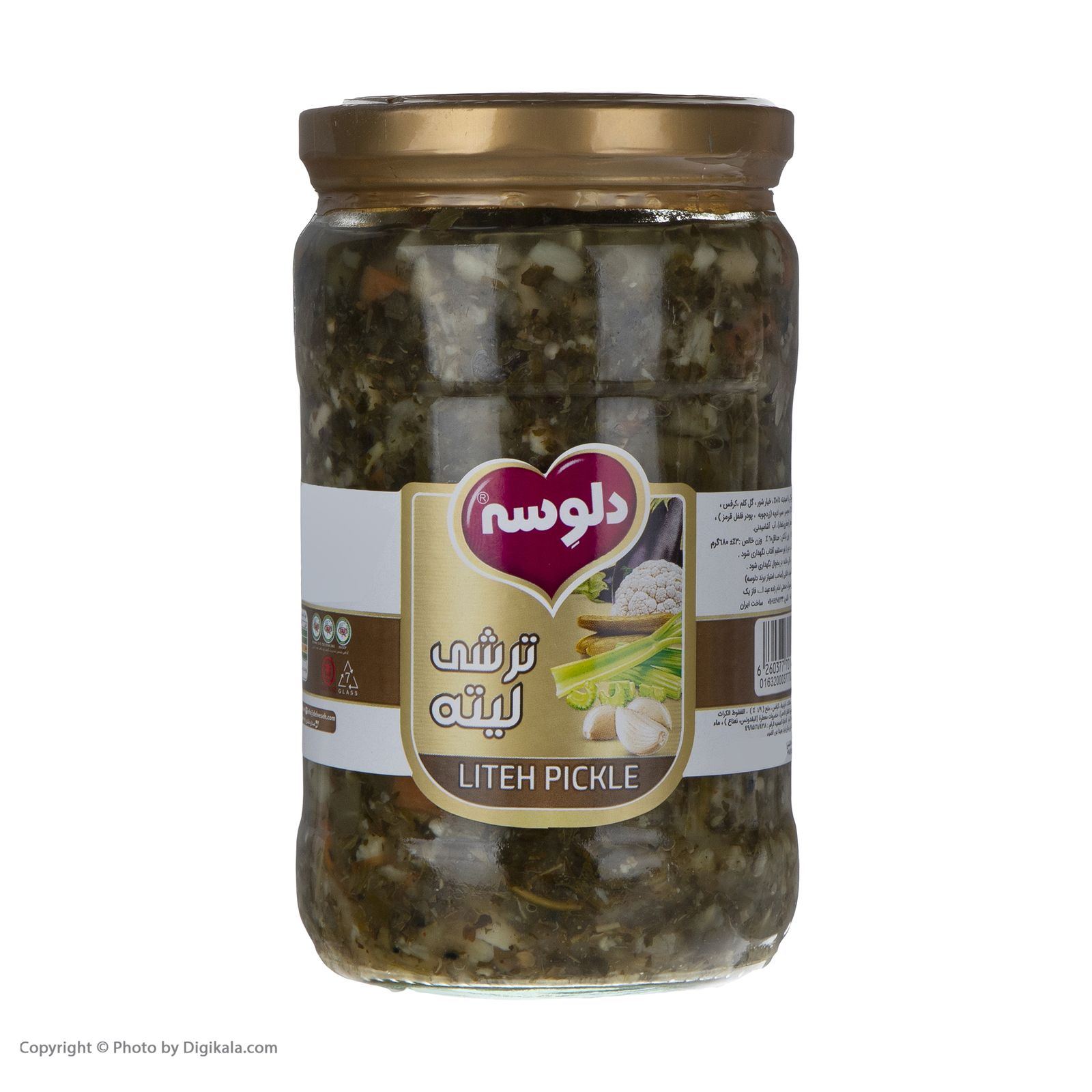دلوسه ترشی لیته 450 گرمی
