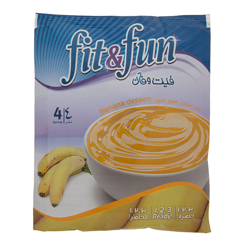 فیت فان پودر دسر موزی 110 گرم