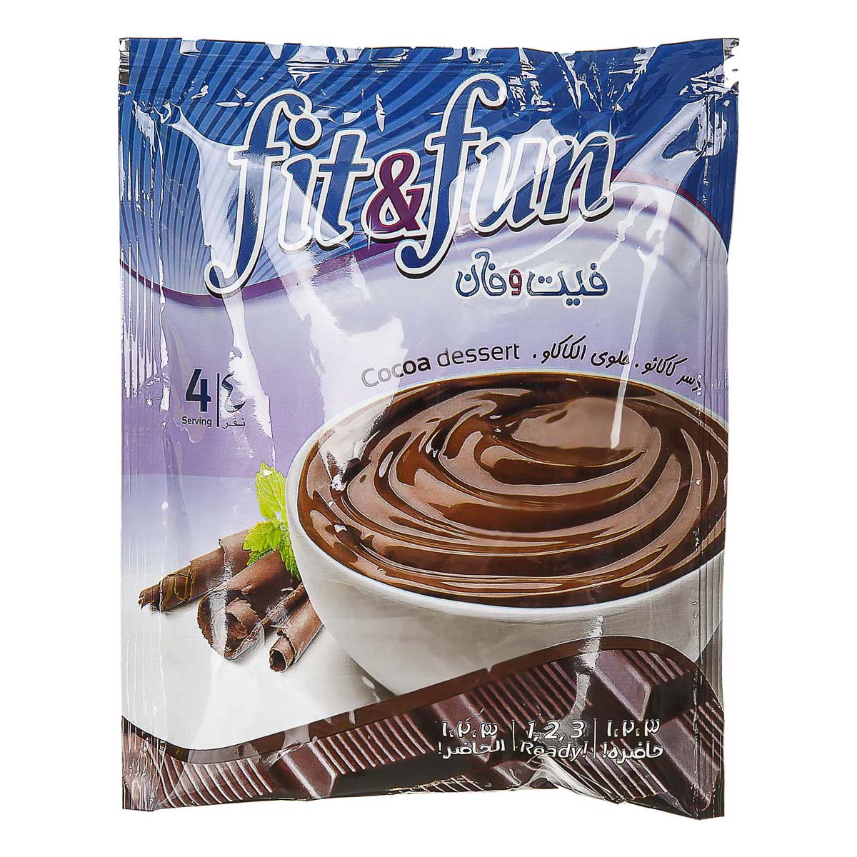 فیت فان پودر دسر با طعم قهوه 110 گرم