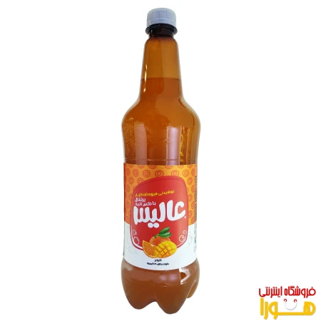 عالیس نوشیدنی میوه ای گازدار پرتقال با طعم انبه حاوی 30% آبمیوه (1000 میل)