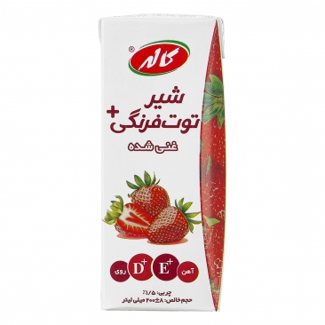 کاله شیر توت فرنگی غنی شده (200 گرم)