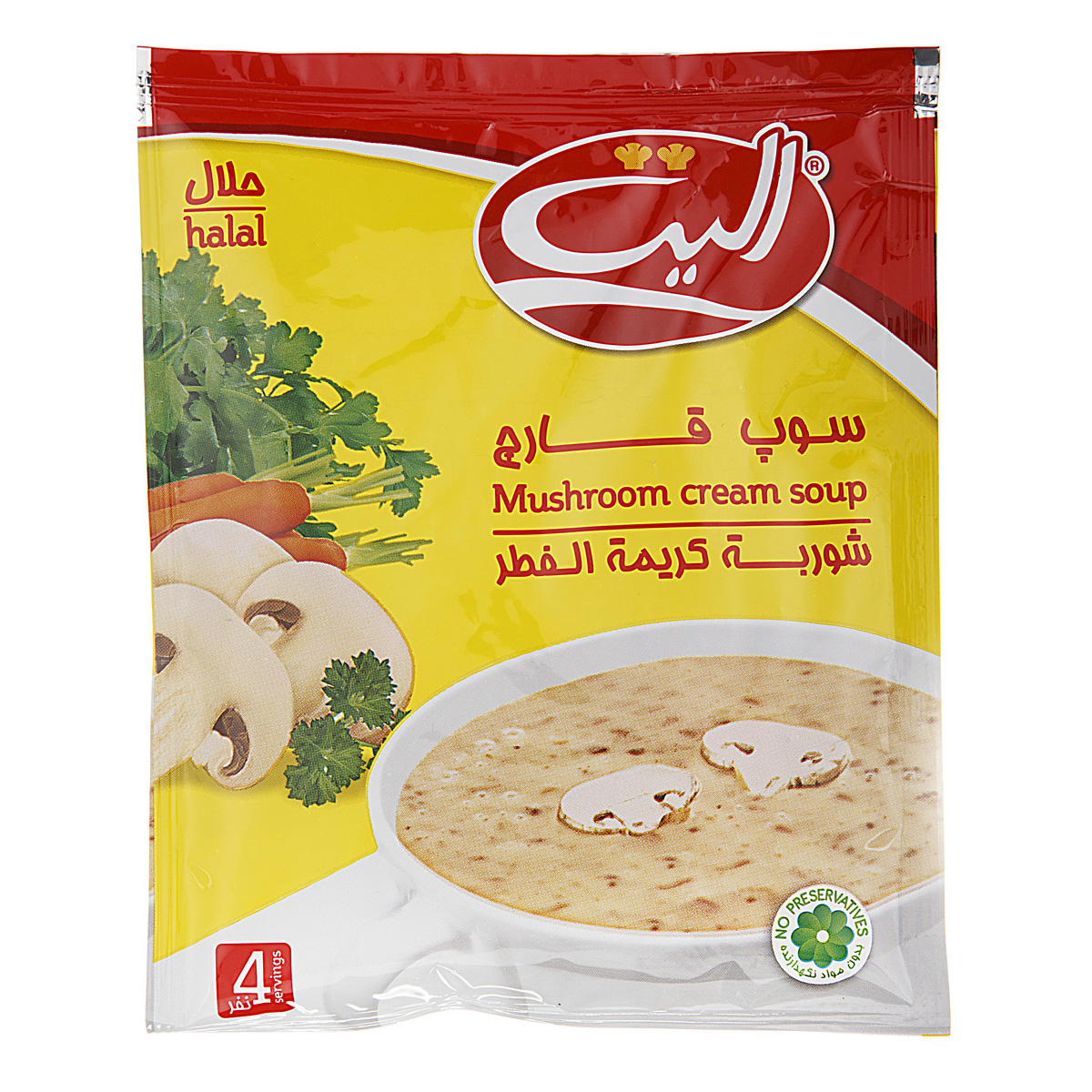 الیت سوپ نیمه آماده با طعم قارچ 70 گرم