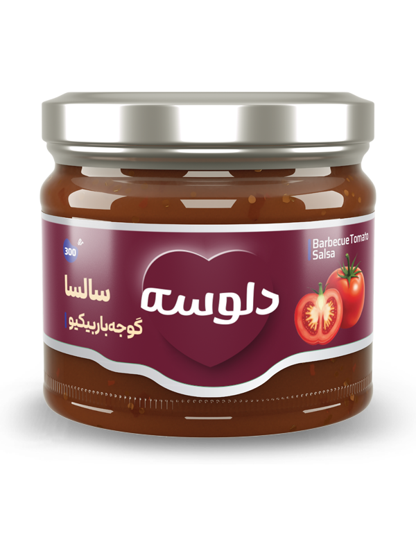 دلوسه سس سالسا شیشه ای (300 گرم)