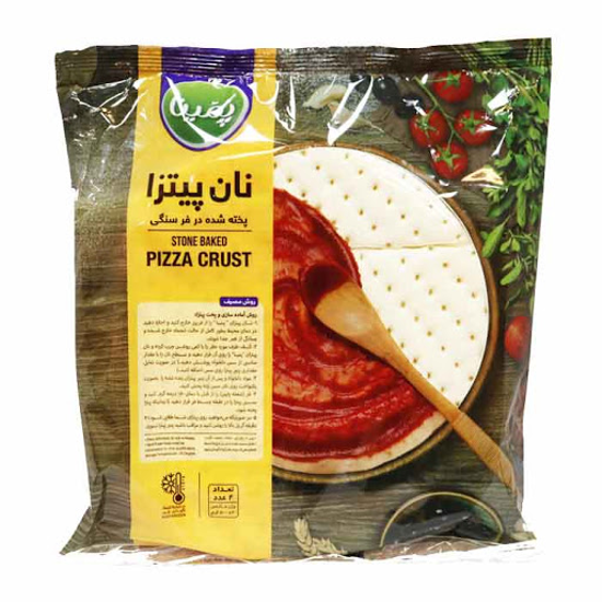 کاپو نان پیتزا پخته شده در فر سنگی ( خمیر پیتزا ) 4 عددی