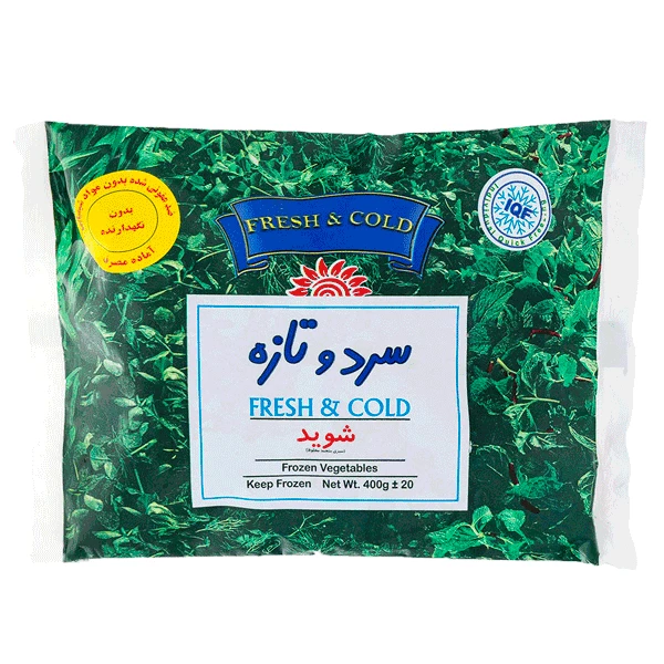 سرد و تازه سبزی شوید منجمد (400 گرم)