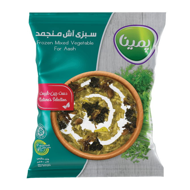 پمینا سبزی آش منجمد (400 گرم)