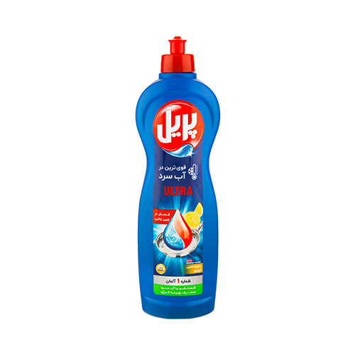 پریل مایع ظرفشویی فعال در آب سرد با رایحه لیمو (1 کیلو)