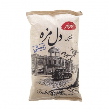 مزمز چیپس سنتی دل مزه طعم نمکی (90 گرم)