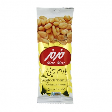 مزمز مغز بادام زمینی نمکی (40 گرم)