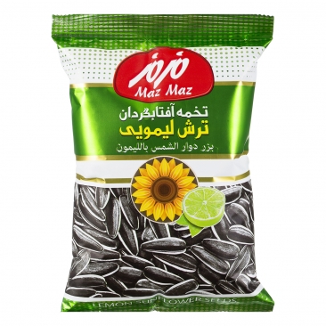 مزمز تخمه آفتابگردان پوست دار با طعم لیمو (105 گرم)