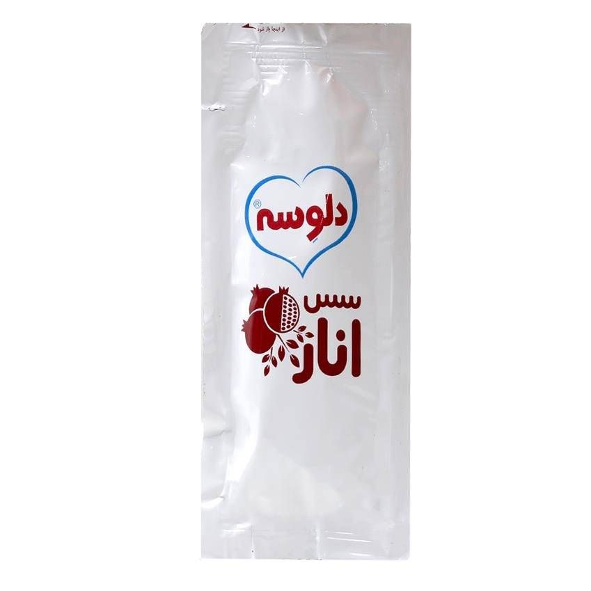 دلوسه سس تک نفره با طعم انار ساشه ای 10 گرم