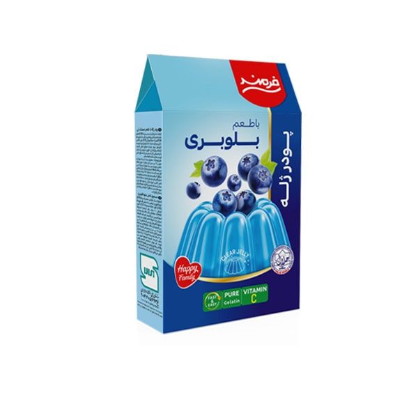 فرمند پودر ژله پاکتی با طعم بلوبری 100 گرم