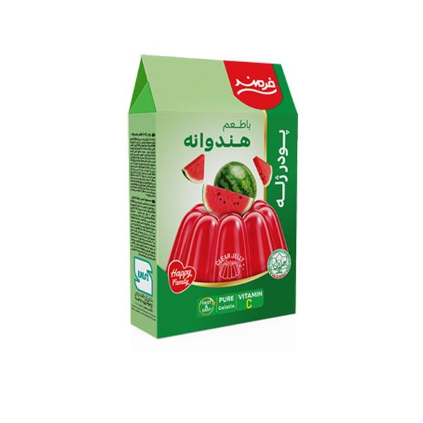 فرمند پودر ژله پاکتی با طعم هندوانه 100 گرم