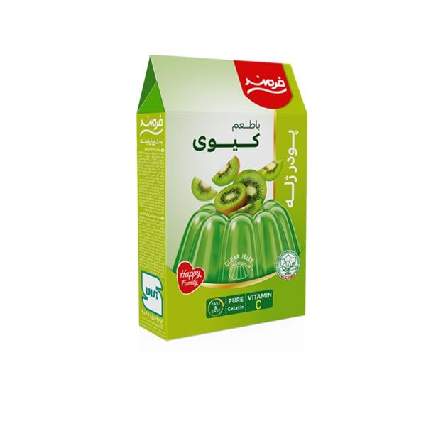 فرمند پودر ژله پاکتی با طعم کیوی 100 گرم