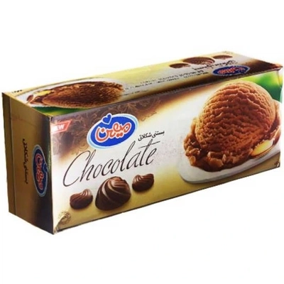 میهن بستنی لیتری شکلاتی (470 گرم)