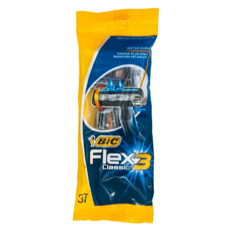 بیک ژیلت 3 تیغ سری FLEX 3 حاوی 3 عدد