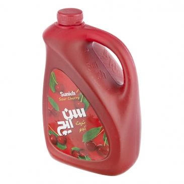 سن ایچ شربت آلبالو با 50% آب میوه (3 لیتر)