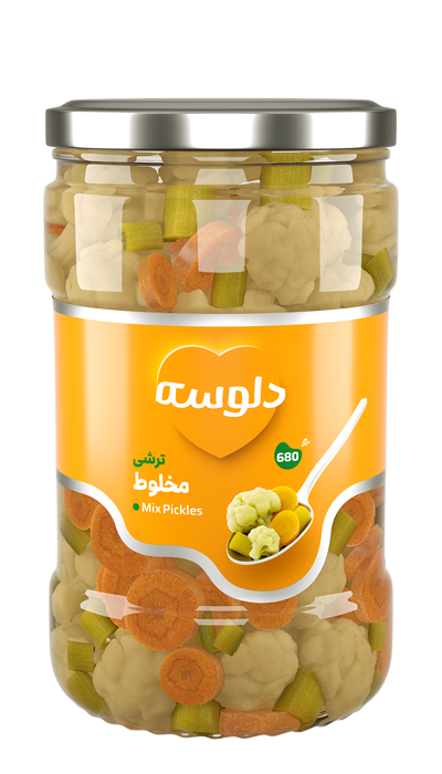 دلوسه ترشی مخلوط (680 گرم)