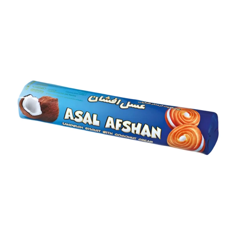 عسل افشان بیسکوئیت کرمدار با طعم نارگیل لیوانی 90 گرم