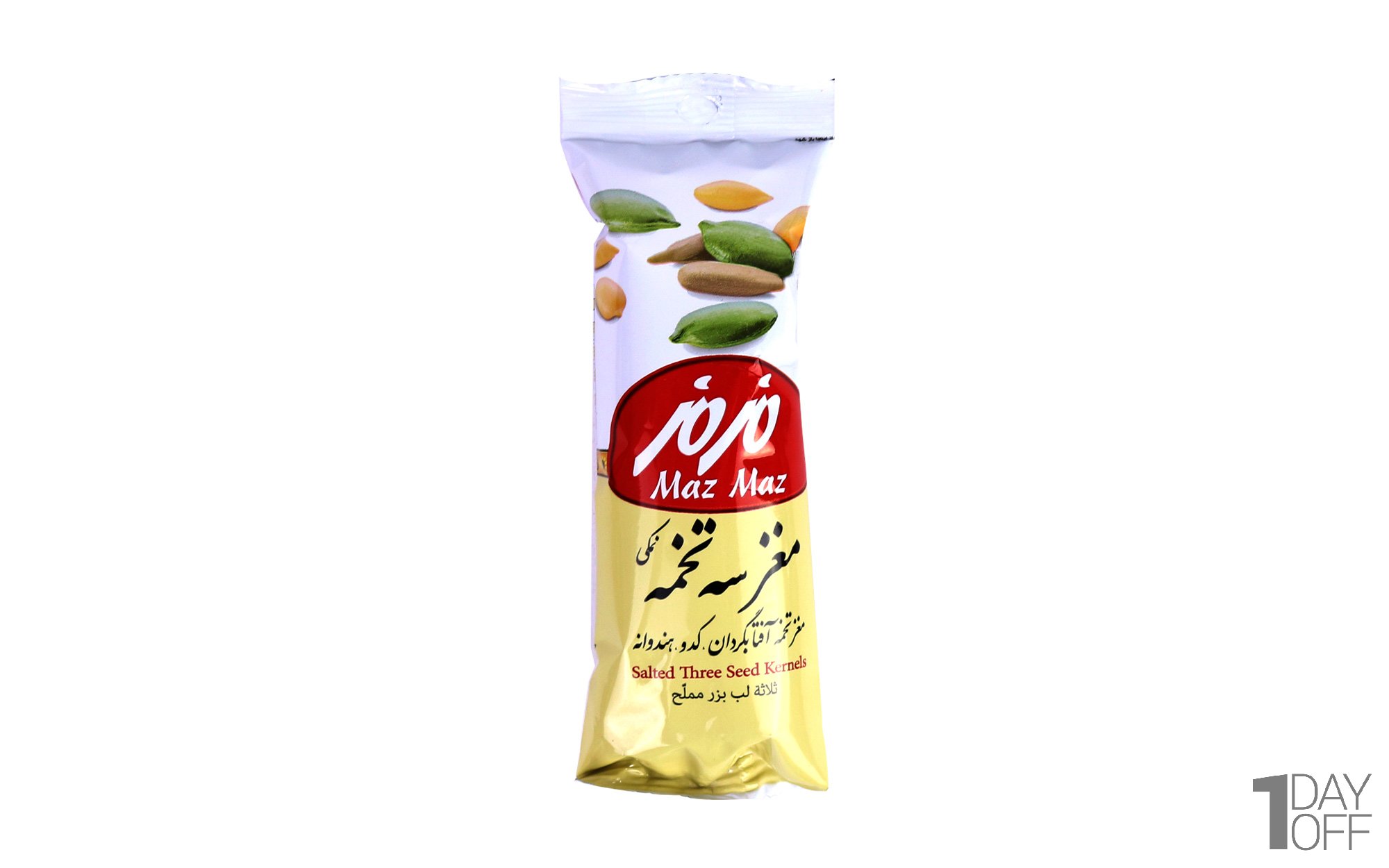 مزمز مغز سه تخمه نمکی 35 گرم