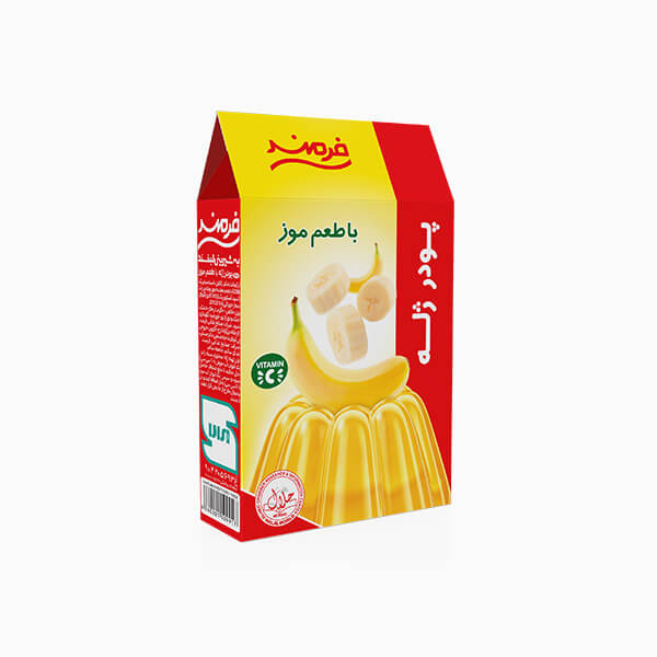 فرمند پودر ژله با طعم موز(105 گرم)